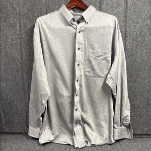 Jos. A. Bank Gray Casual Button Down Shirt